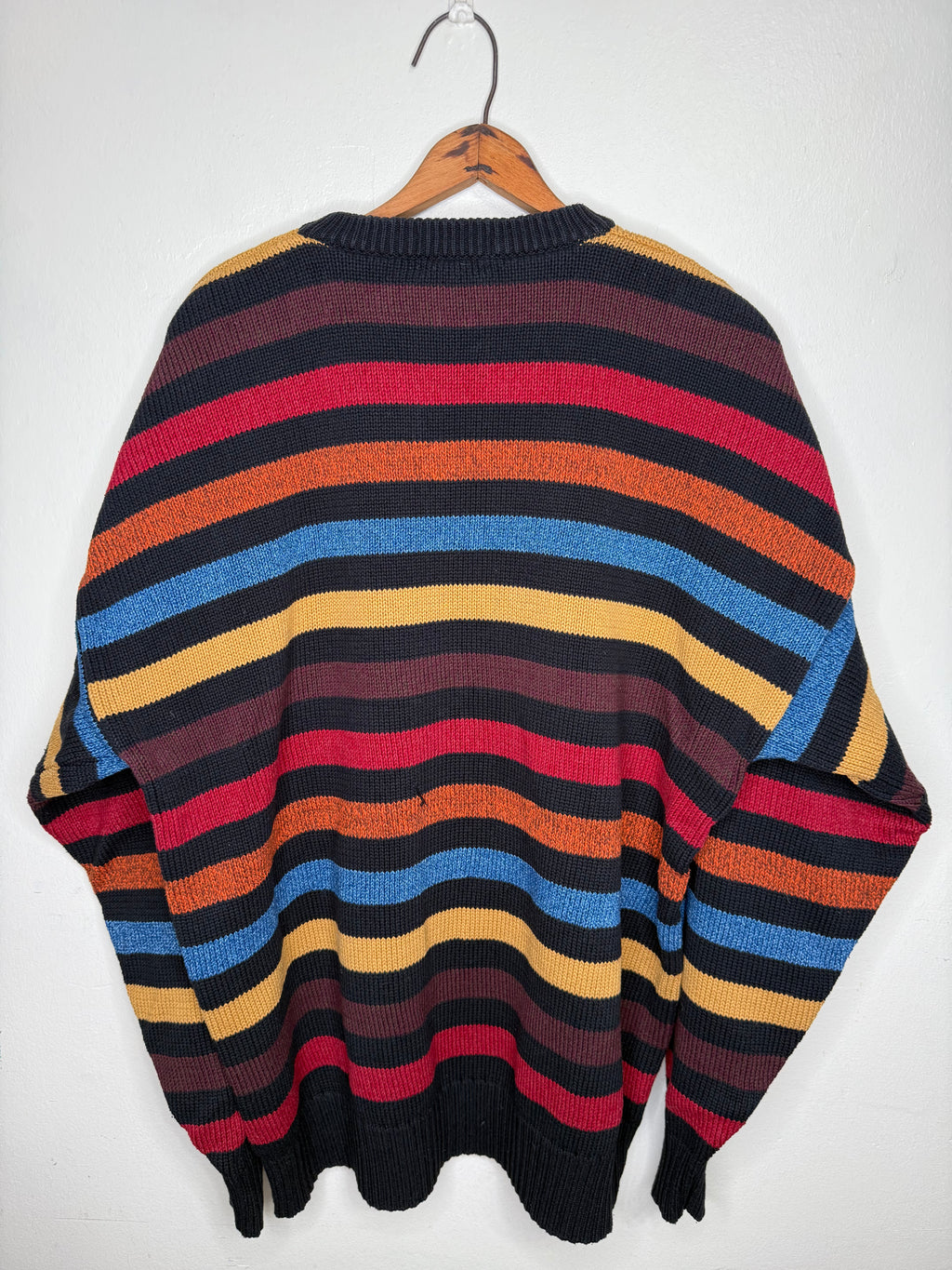 MULTICOLORED STRIPED SWEATER