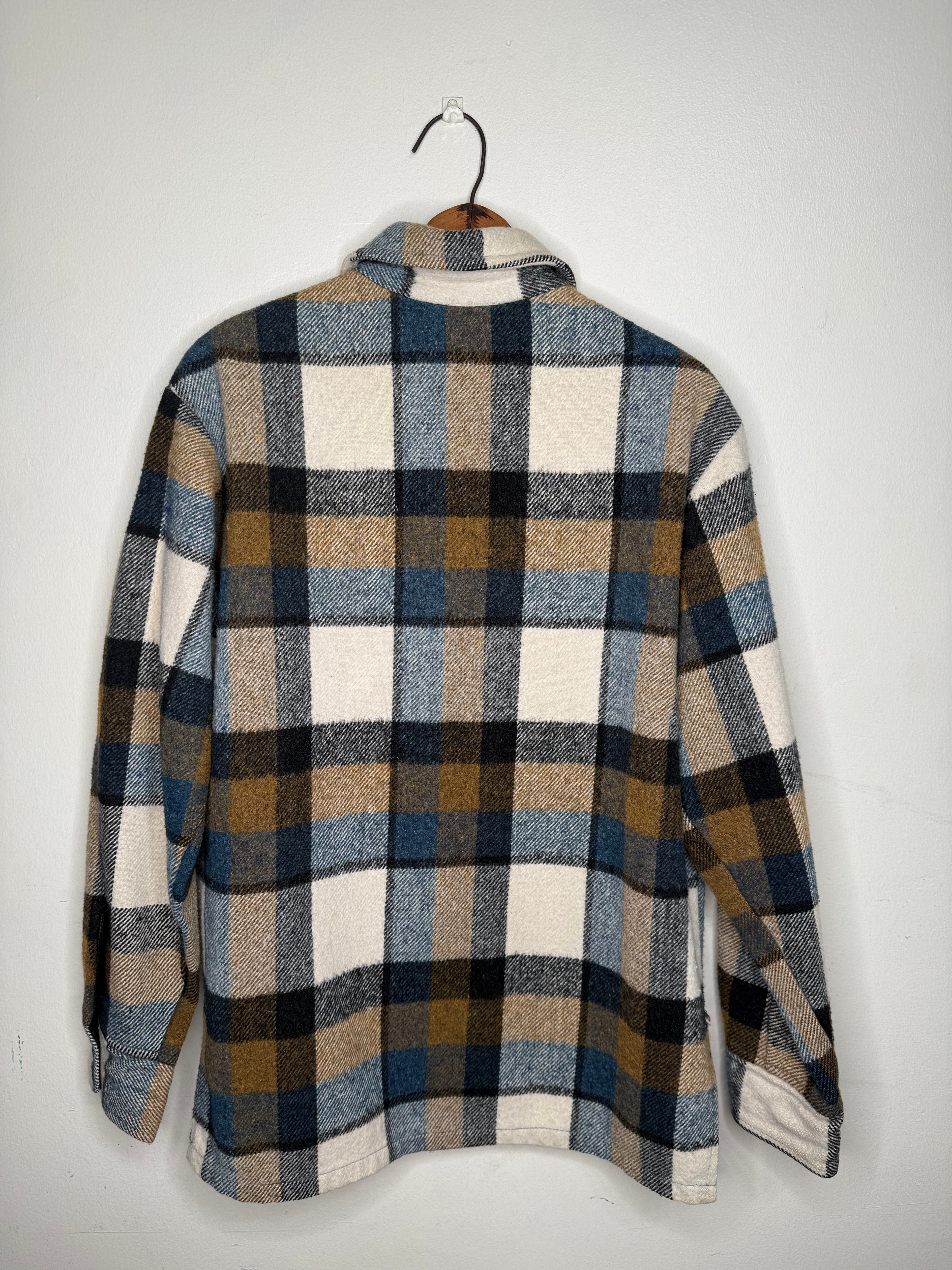 PLAID WOOLEN JACKET