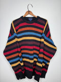 MULTICOLORED STRIPED SWEATER