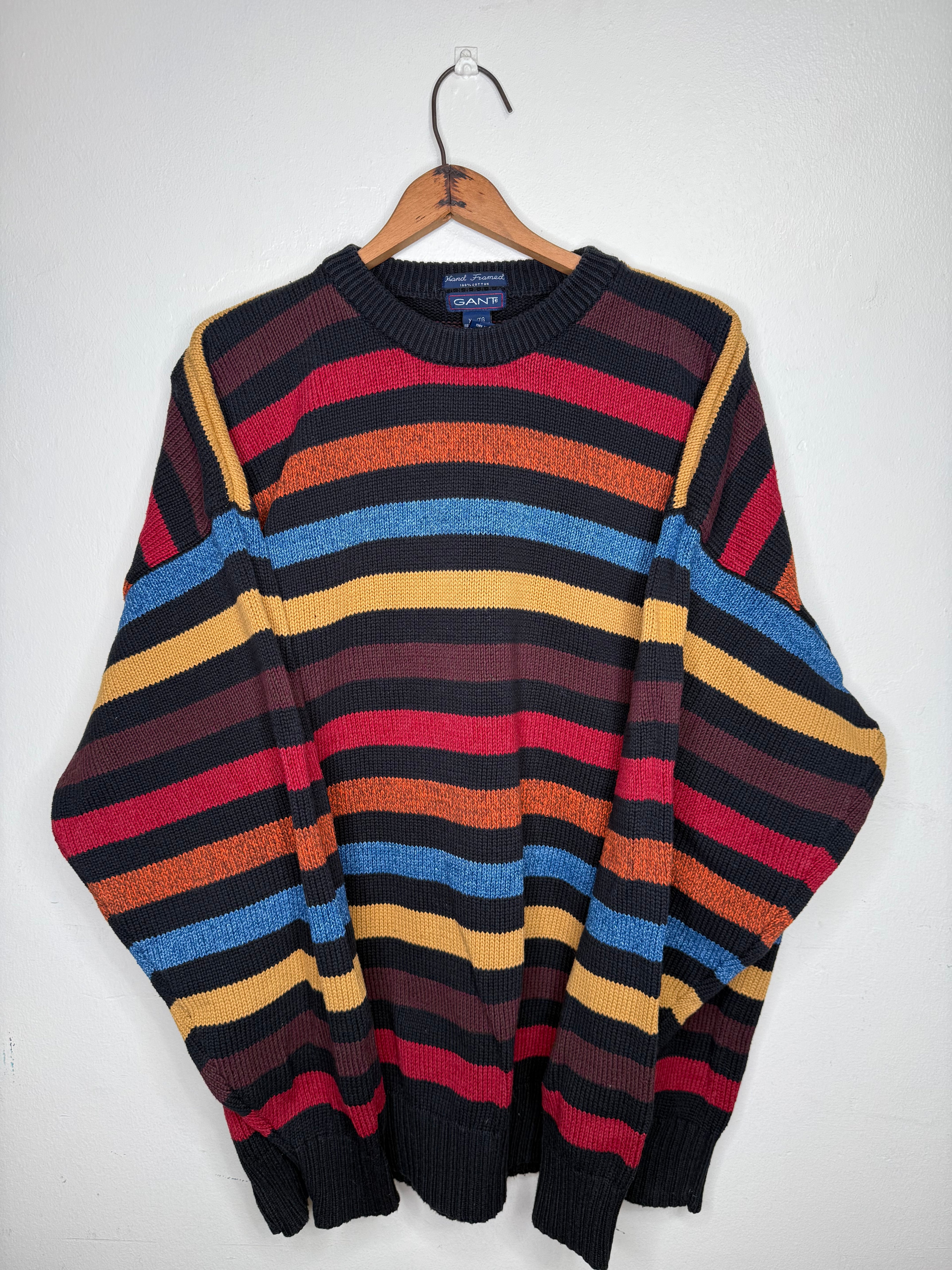 MULTICOLORED STRIPED SWEATER