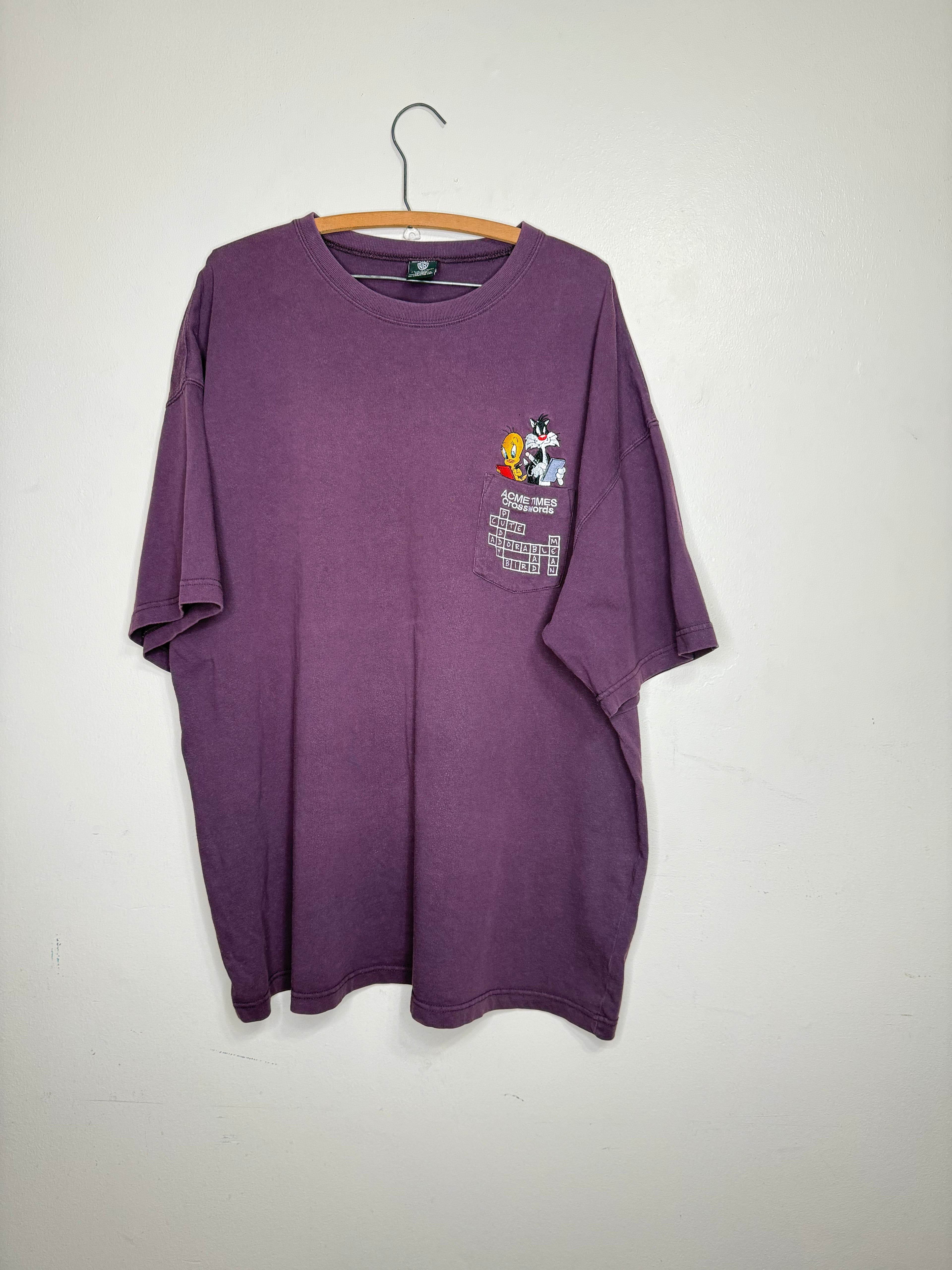 90s LOONEY TUNES CROSSWORD TEE