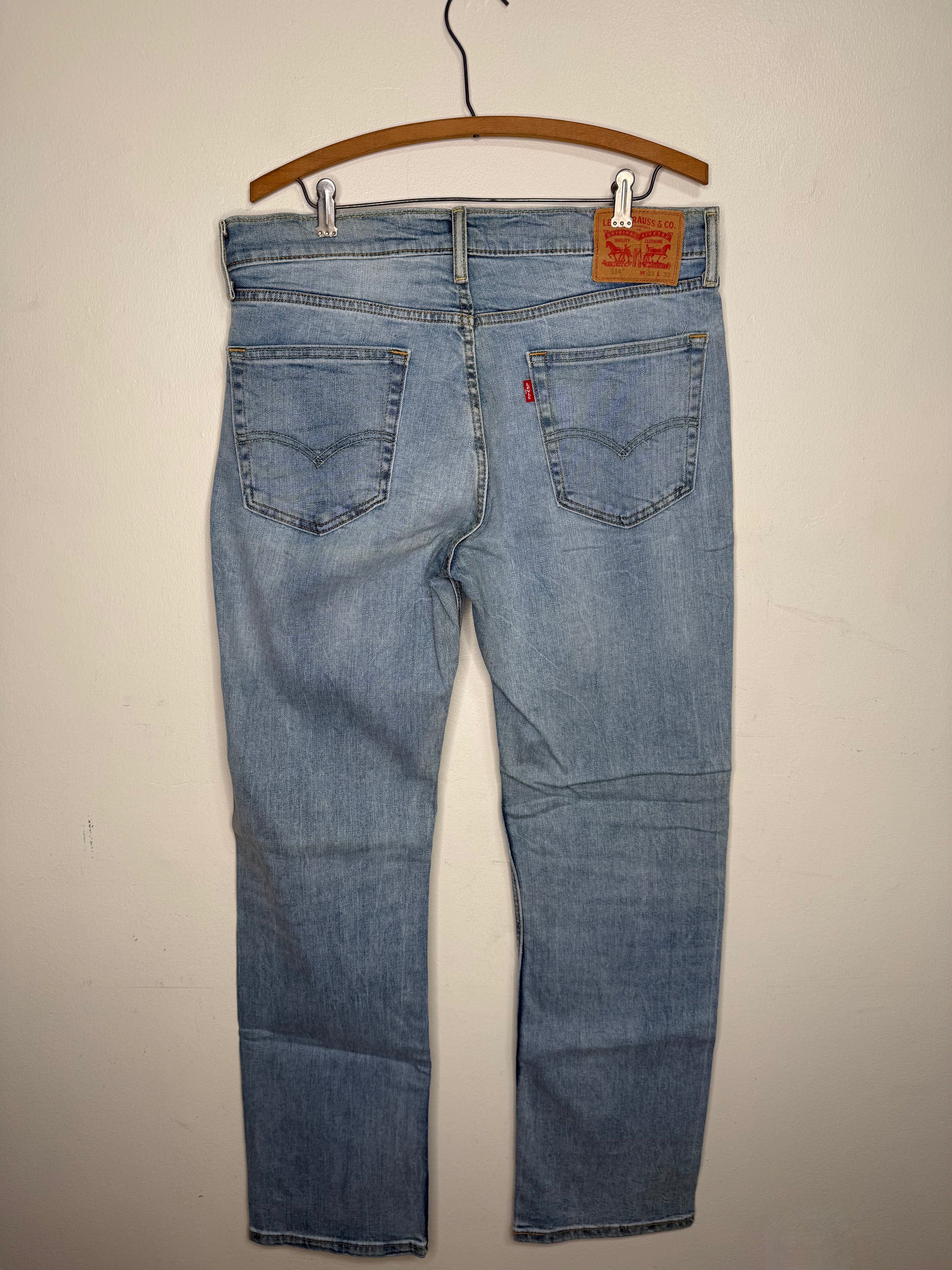 00s LEVI'S 514 LIGHT WASH (33x32)