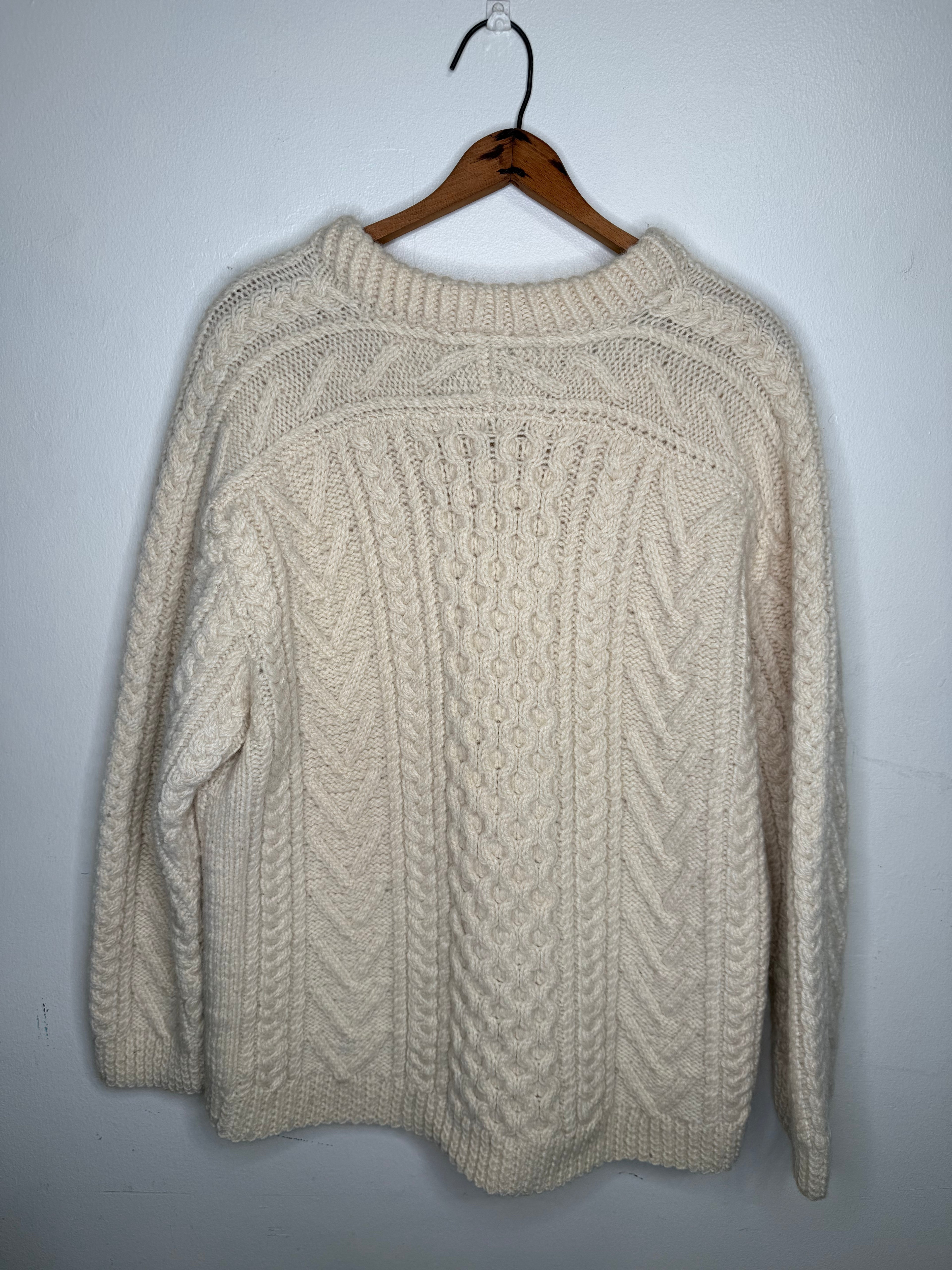 HAND KNIT FISHERMAN'S SWEATER