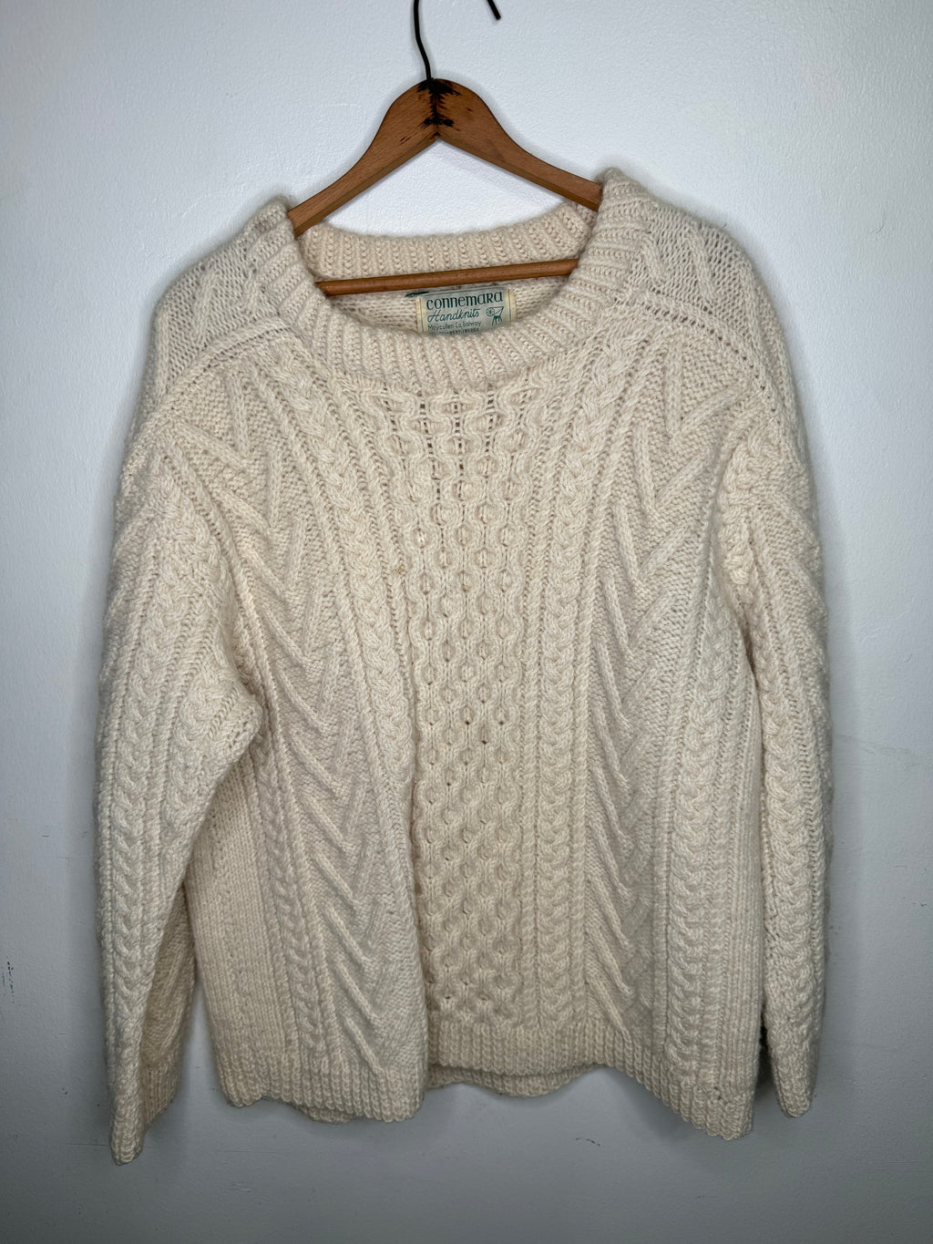 HAND KNIT FISHERMAN'S SWEATER