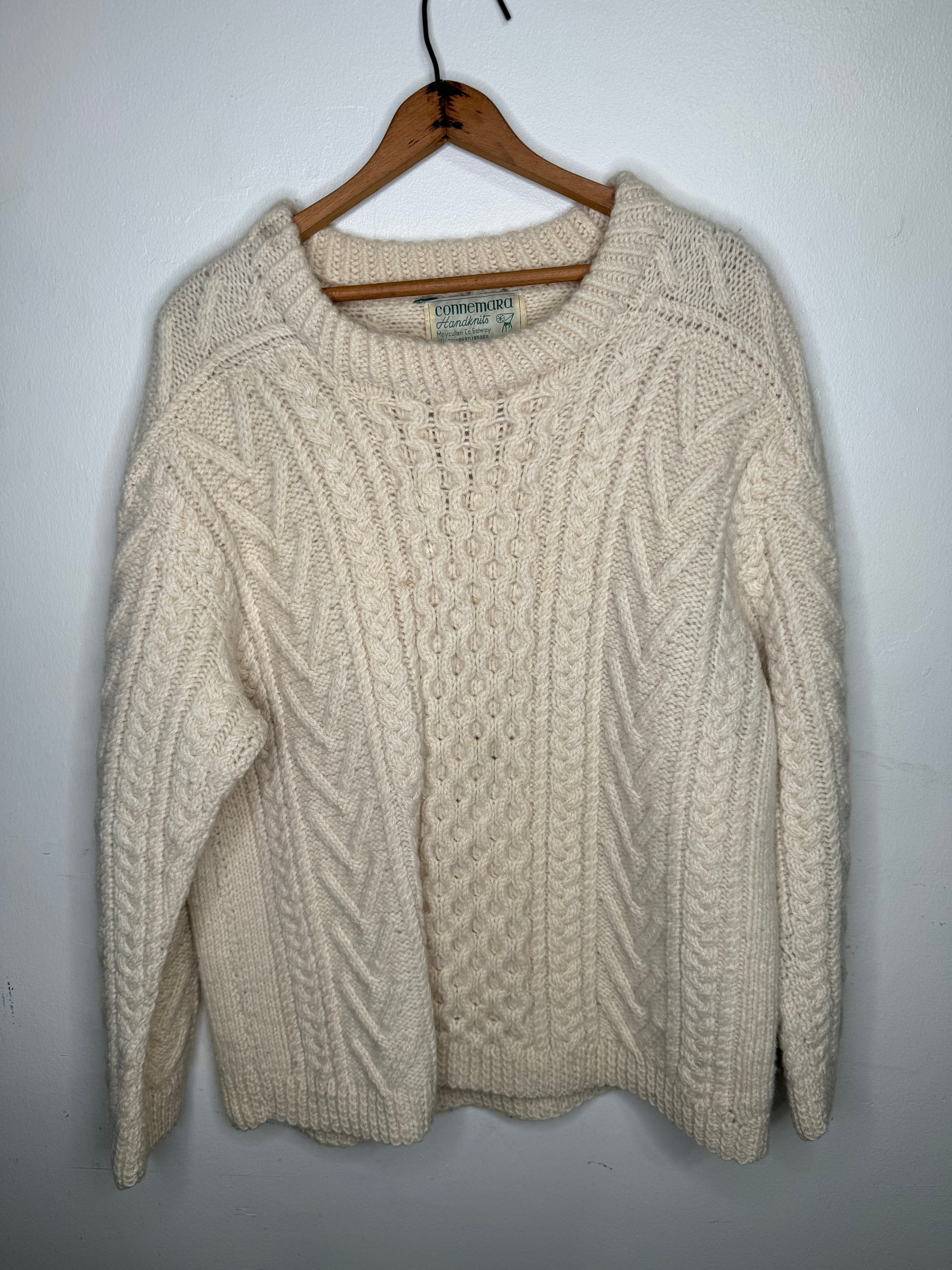 HAND KNIT FISHERMAN'S SWEATER