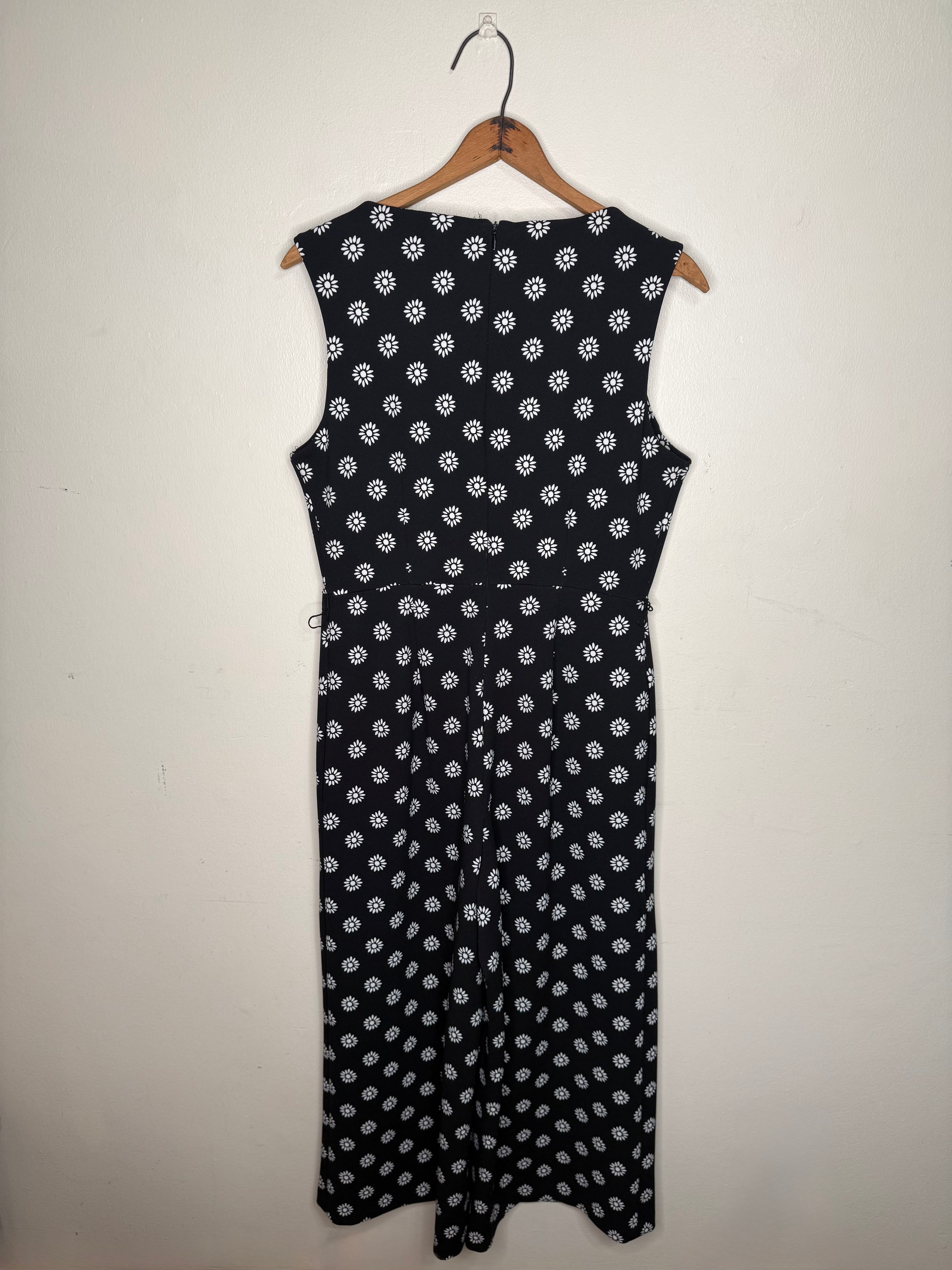 BLACK FLORAL JUMPSUIT