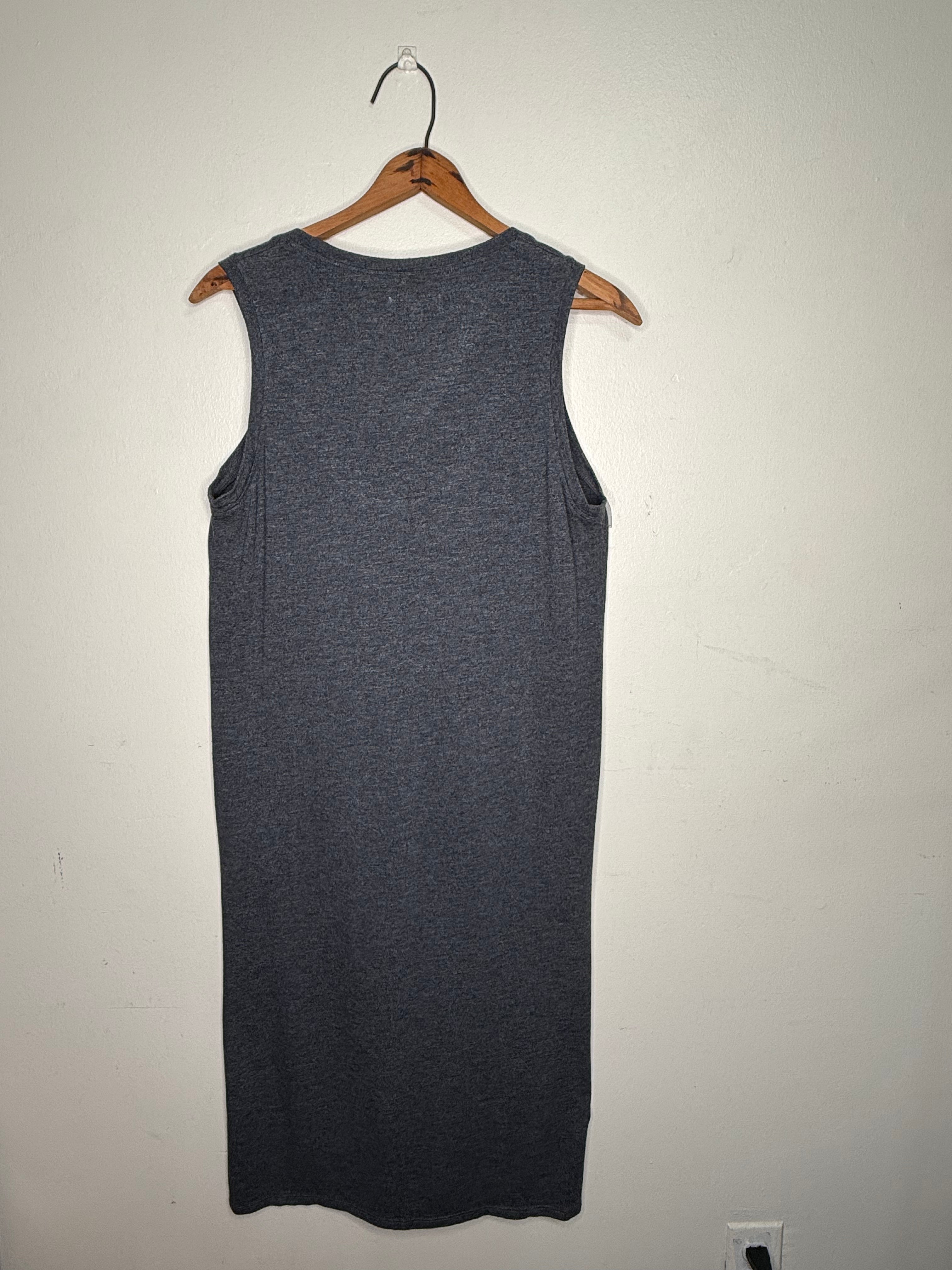 GREY COTTON JERSEY DRESS